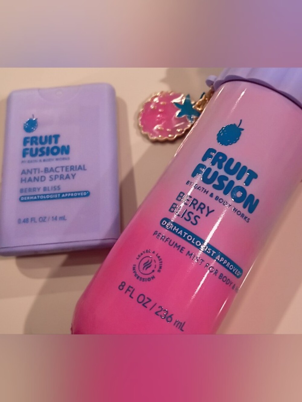 Bath & Body Works Fruit Fusion Berry Bliss Hair & Body Mist & Anti-Bac